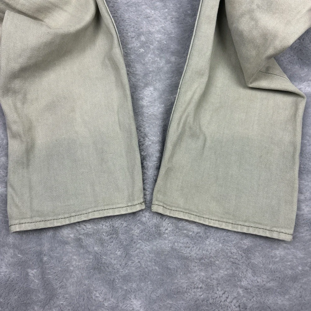 RVCA Jeans Mens Daggers Fit 32 Green‎ Slim Straight Leg